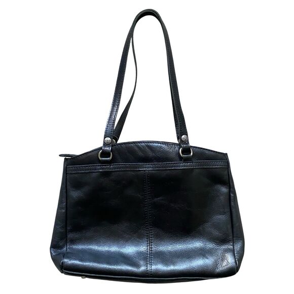 Patricia Nash Shoulder Bag Black Leather Minimalist Everyday Wear Tote NWT $199 - Picture 2 of 16